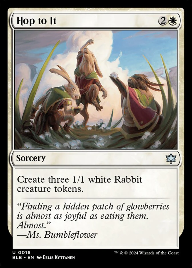 Hop to It 16/281 (Bloomburrow)  - Foil