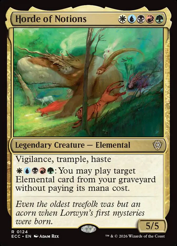 Horde of Notions 124/176 (Commander: Lorwyn Eclipsed)