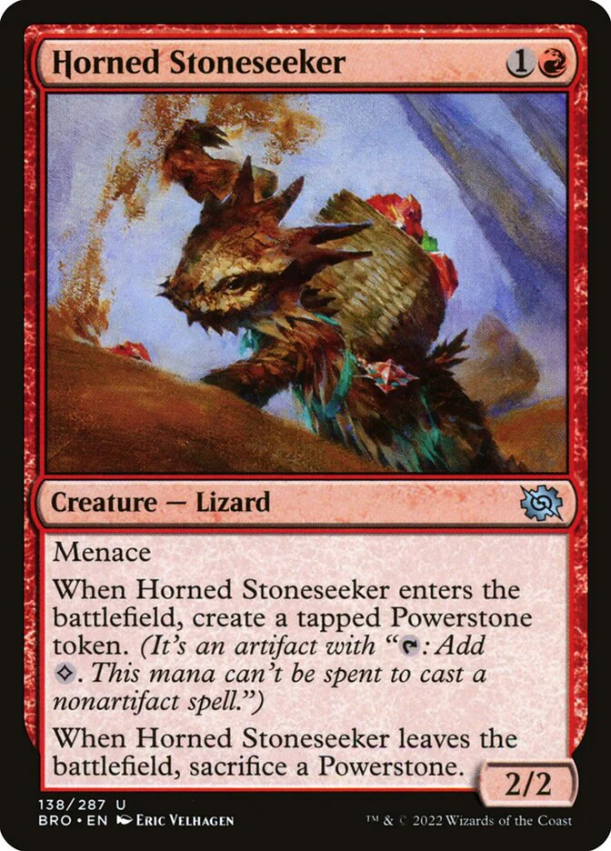 Horned Stoneseeker 138/287 (The Brothers' War)