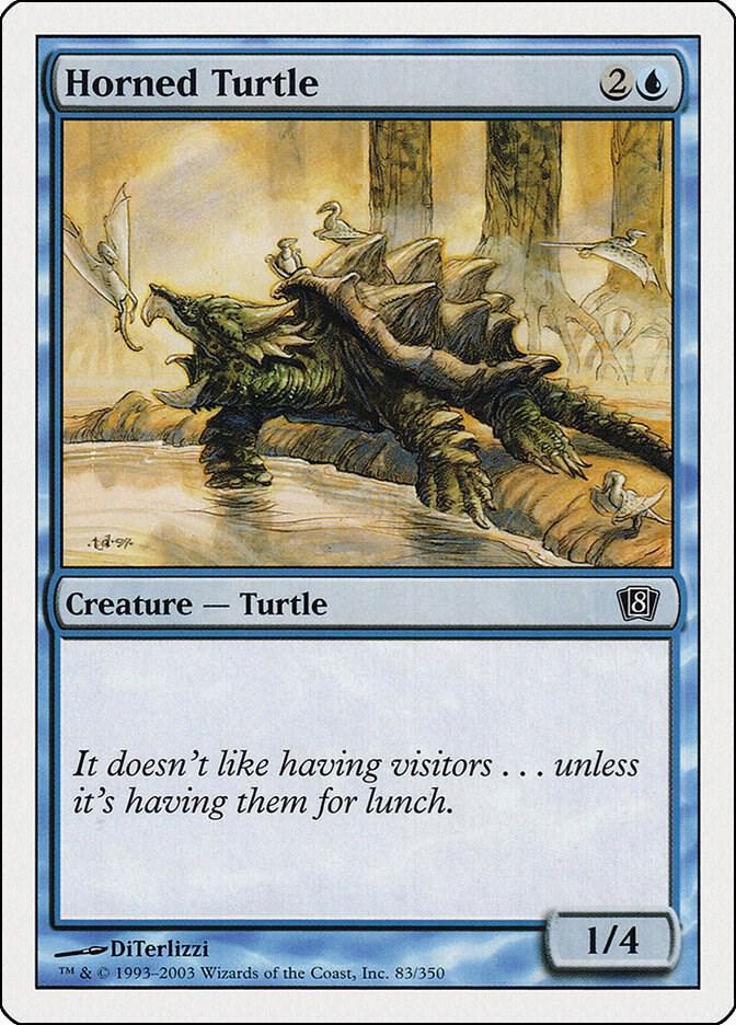 Horned Turtle 83/350 (8th Edition)