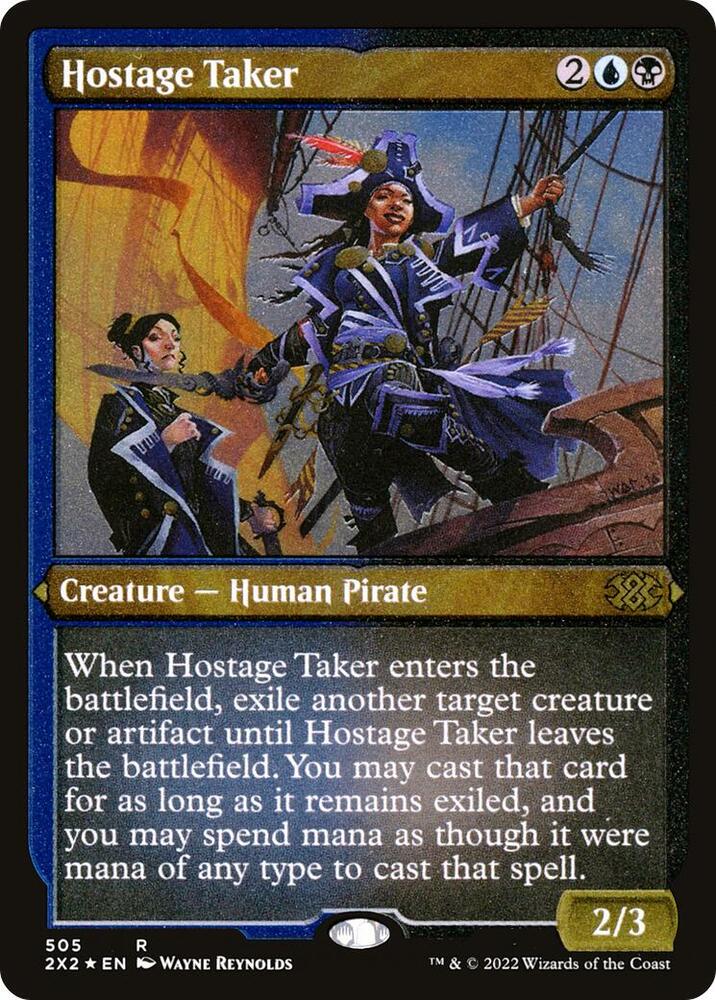 Hostage Taker Foil Etched 505 (Double Masters 2022)  - Foil