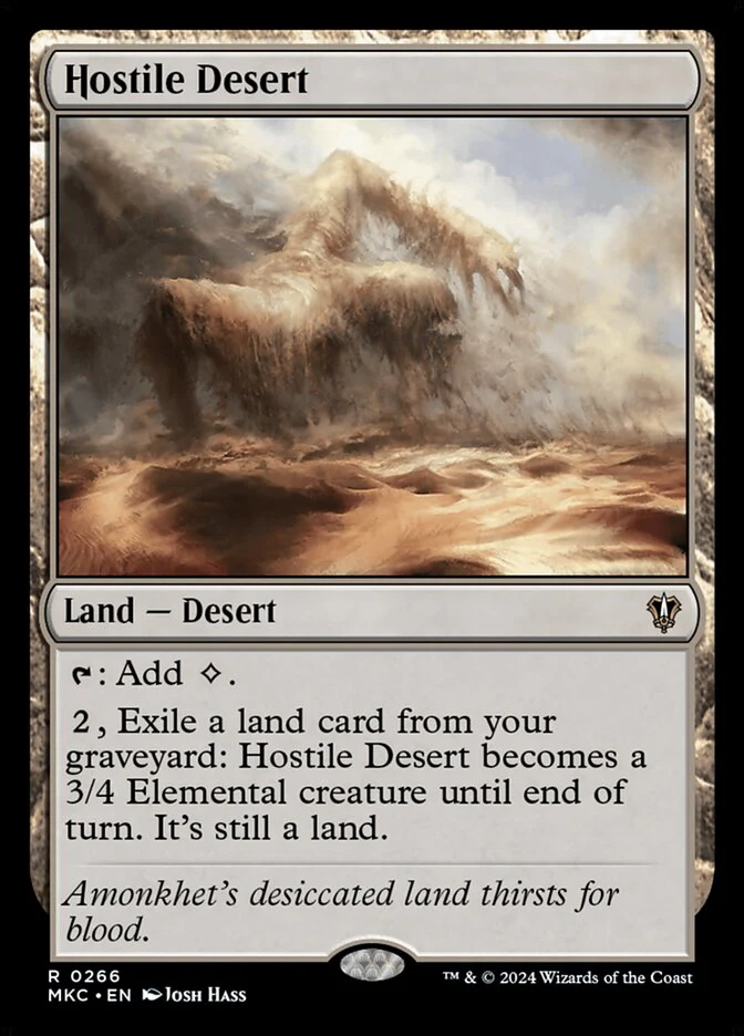 Hostile Desert 266/311 (Commander: Murders at Karlov Manor)