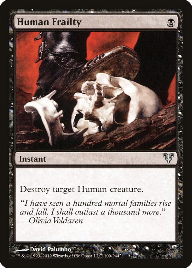 Human Frailty 109/244 (Avacyn Restored)