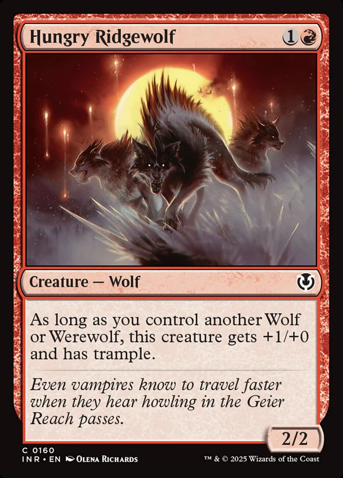 Hungry Ridgewolf 160 (Innistrad Remastered)