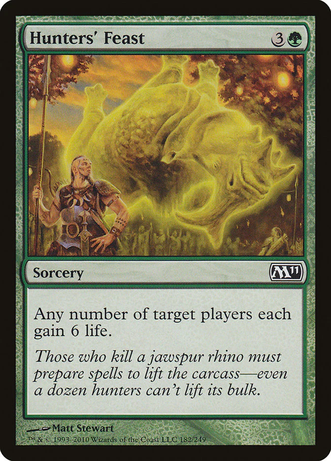 Hunters' Feast 182/249 (Magic 2011 (M11))  - Foil