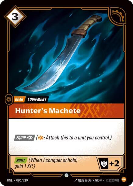 Hunters Machete 096/219 (Unleashed) - Foil