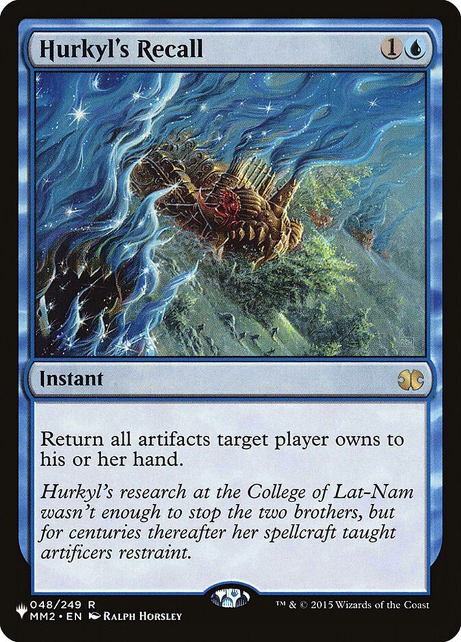 Hurkyl's Recall MM2-48/5075 (The List Reprints)