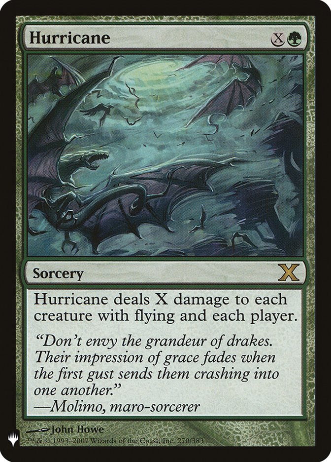 Hurricane 10E-270/5075 (The List Reprints)