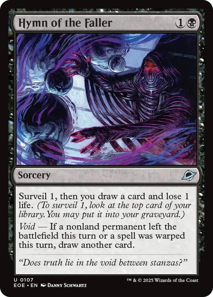 Hymn of the Faller 107/276 (Edge of Eternities)  - Foil