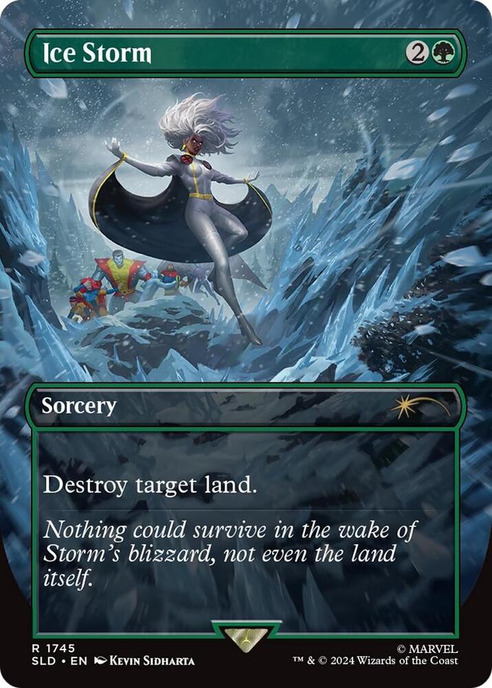 Ice Storm 1745 (Secret Lair Drop Series)  - Borderless Rainbow Foil