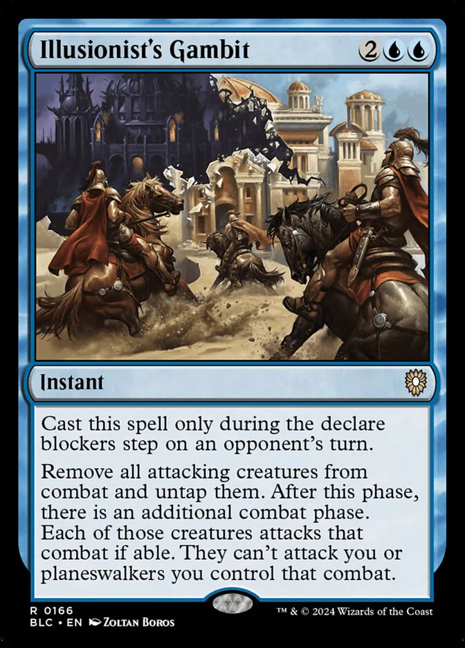 Illusionist's Gambit 166/40 (Commander: Bloomburrow)