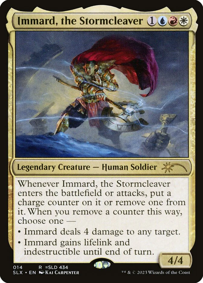 Immard, the Stormcleaver 14/32 (SLX Cards)