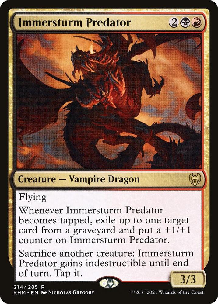 Immersturm Predator 214 (Kaldheim)  - Foil