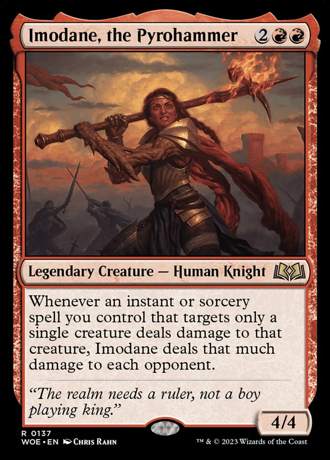 Imodane, the Pyrohammer 137 (Wilds of Eldraine)