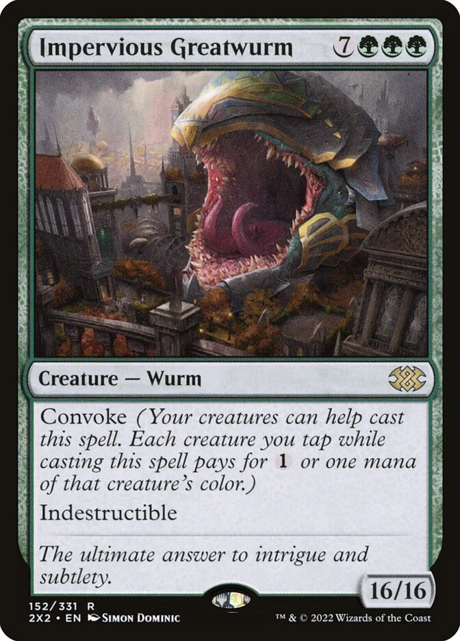 Impervious Greatwurm 152 (Double Masters 2022)