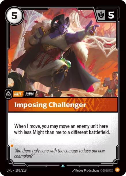 Imposing Challenger 105/219 (Unleashed)