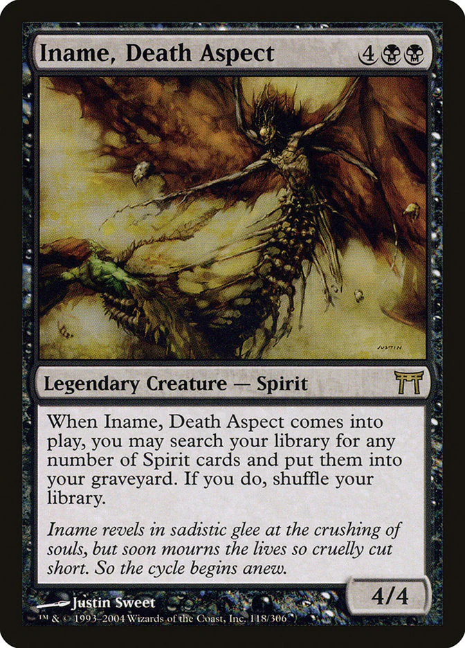 Iname, Death Aspect 118/306 (Champions of Kamigawa)