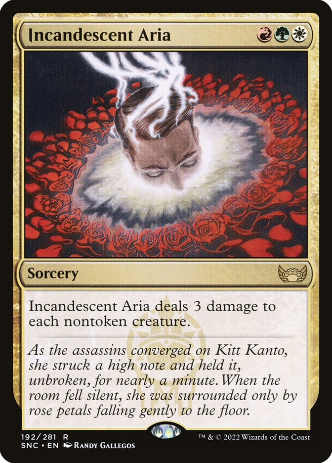 Incandescent Aria 192 (Streets of New Capenna) - Foil