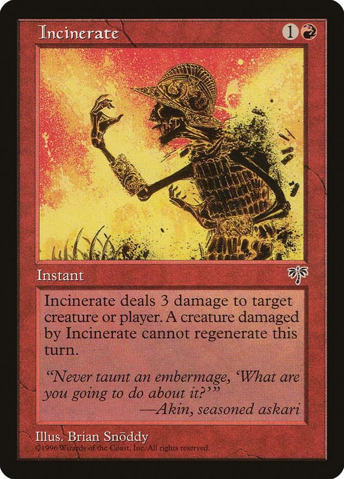 Incinerate 184/350 (Mirage)