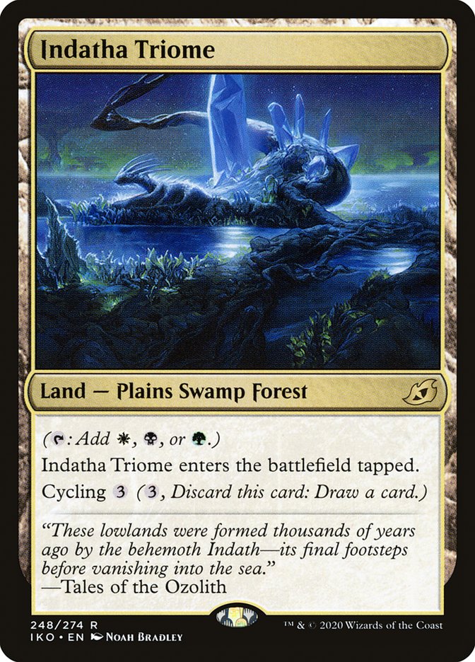 Indatha Triome 248 (Ikoria: Lair of Behemoths) - Foil
