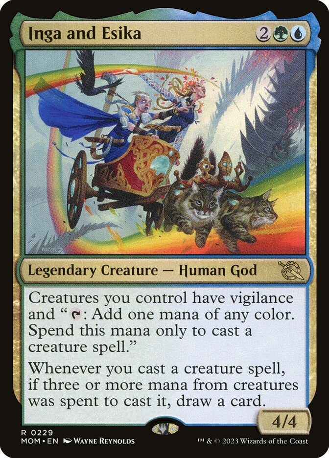 Inga and Esika 229/291 (March of the Machine) - Foil