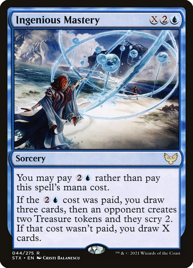 Ingenious Mastery 44 (Strixhaven: School of Mages)  - Foil