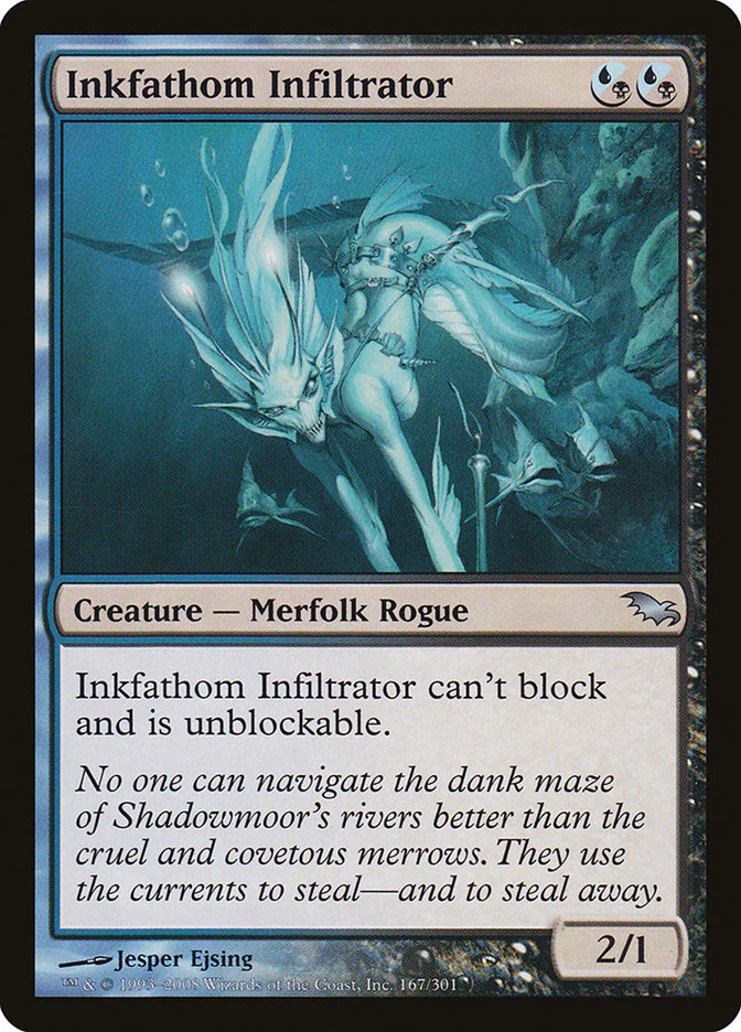Inkfathom Infiltrator 167/301 (Shadowmoor)