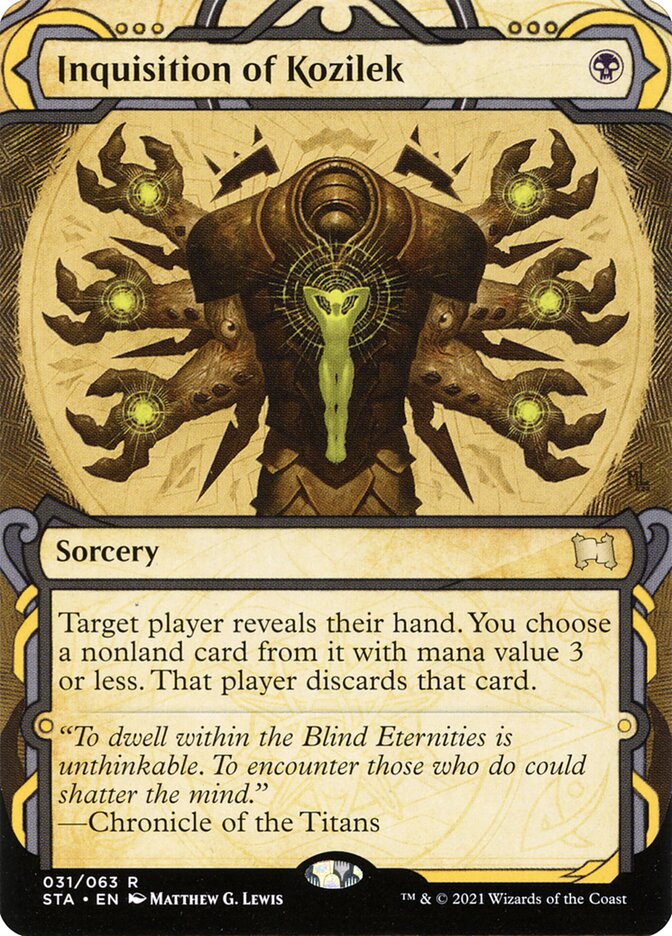 Inquisition of Kozilek 31/63 (Strixhaven: Mystical Archives) - Foil