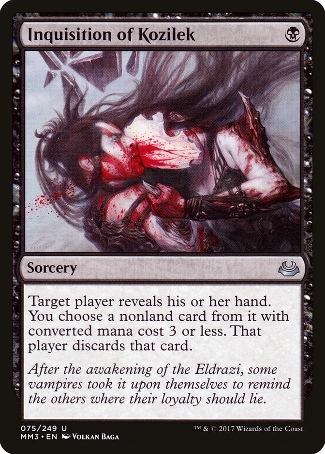 Inquisition of Kozilek 75/249 (Modern Masters 2017) - Foil