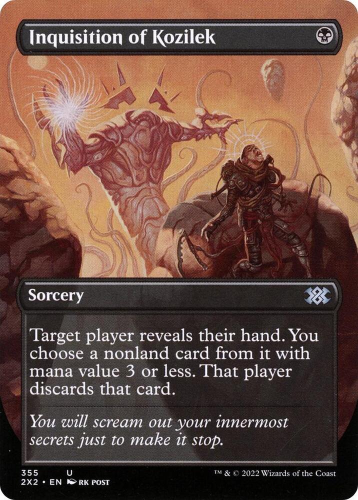 Inquisition of Kozilek Borderless 355/331 (Double Masters 2022)