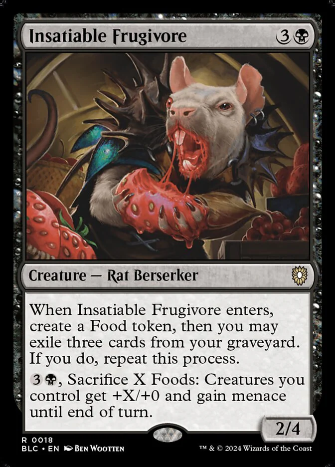 Insatiable Frugivore 18/40 (Commander: Bloomburrow)