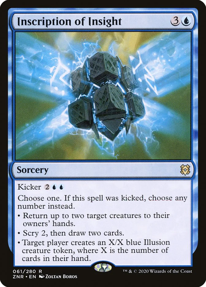 Inscription of Insight 61/280 (Zendikar Rising)  - Foil