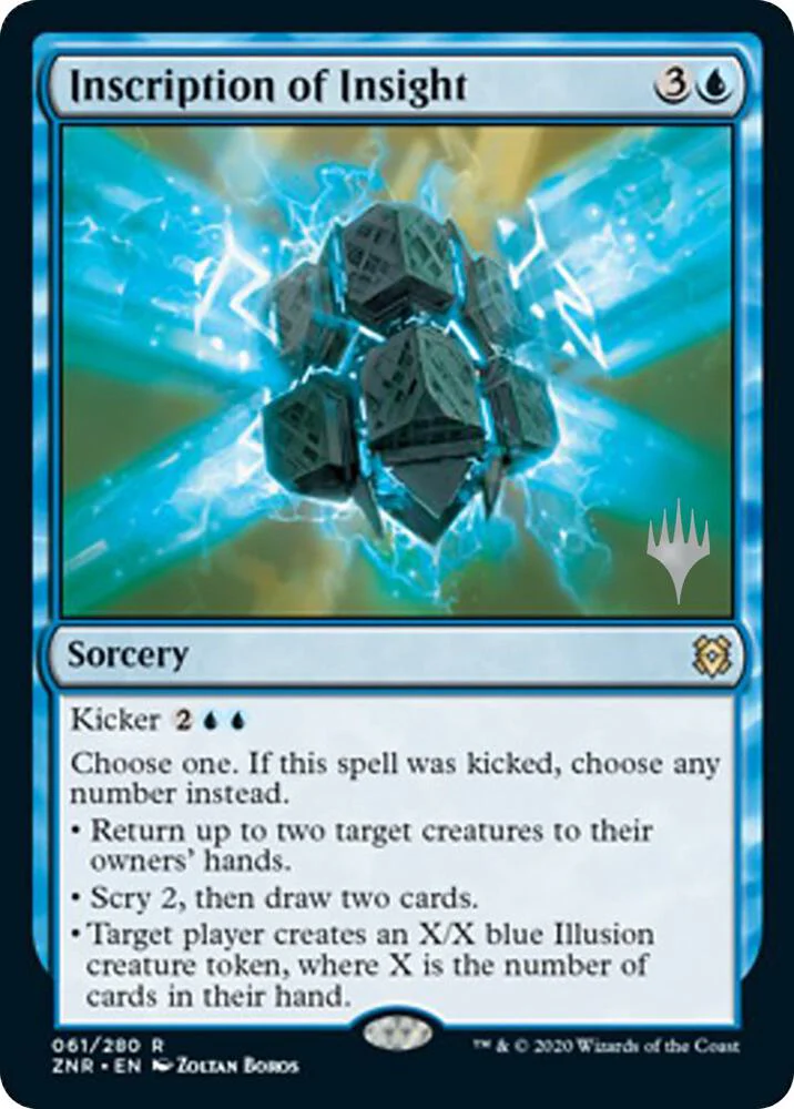 Inscription of Insight 61p/169 (Promo Pack: Zendikar Rising)  - Foil
