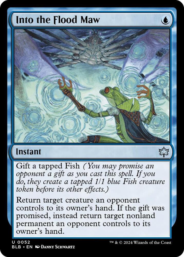 Into the Flood Maw 52/281 (Bloomburrow)
