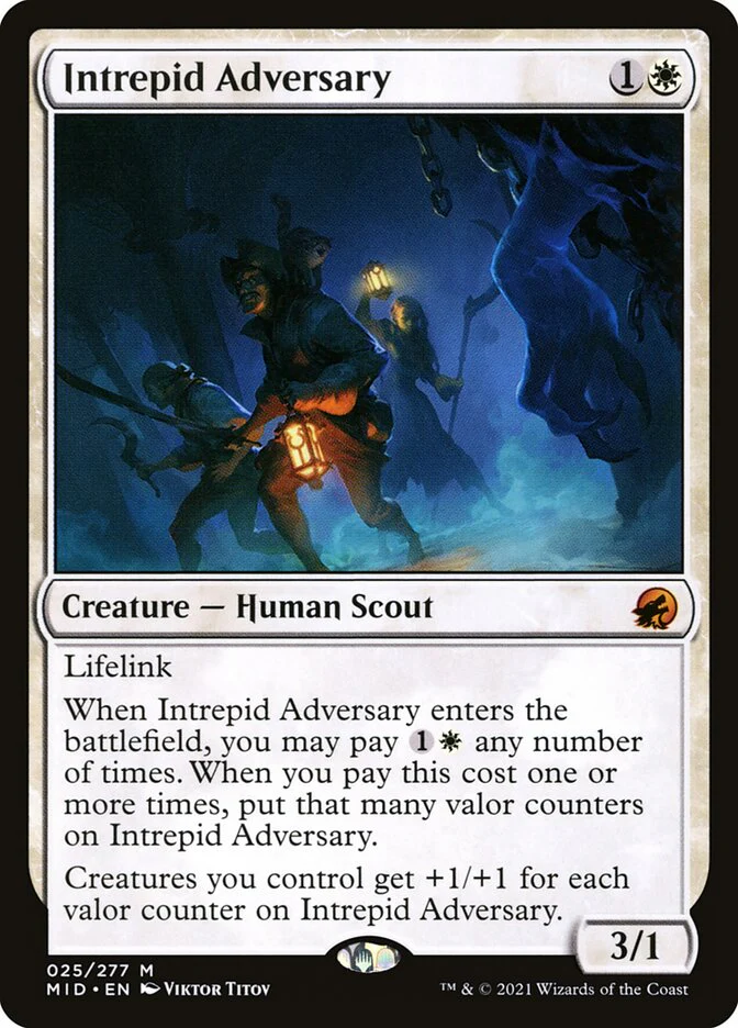 Intrepid Adversary 25/277 (Innistrad: Midnight Hunt)