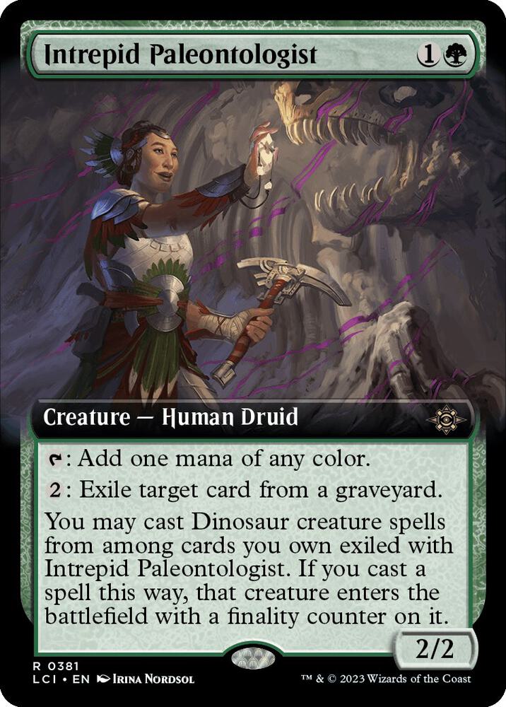 Intrepid Paleontologist 381/291 (The Lost Caverns of Ixalan)  - Extended Art Foil