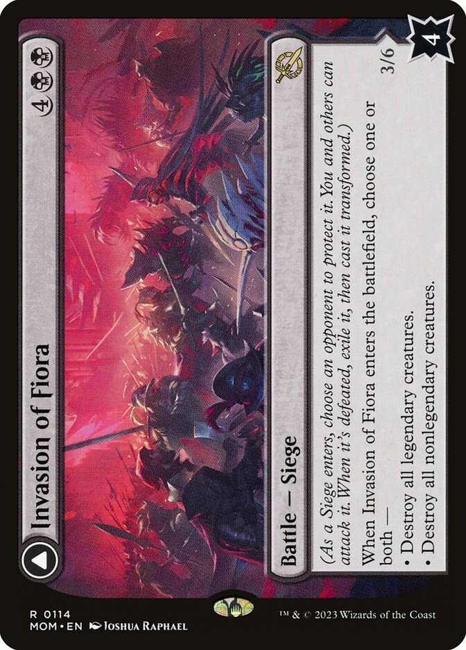 Invasion of Fiora // Marchesa, Resolute Monarch 114/291 (March of the Machine)