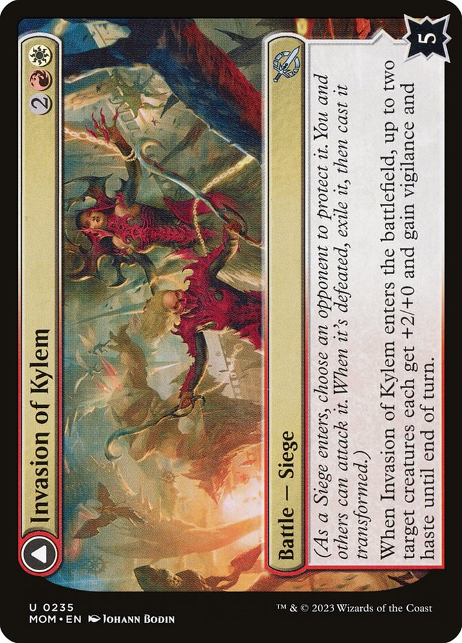Invasion of Kylem // Valor's Reach Tag Team 235/291 (March of the Machine)