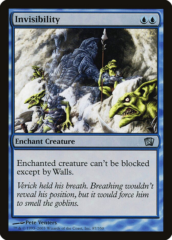 Invisibility 87★/350 (8th Edition)  - Foil