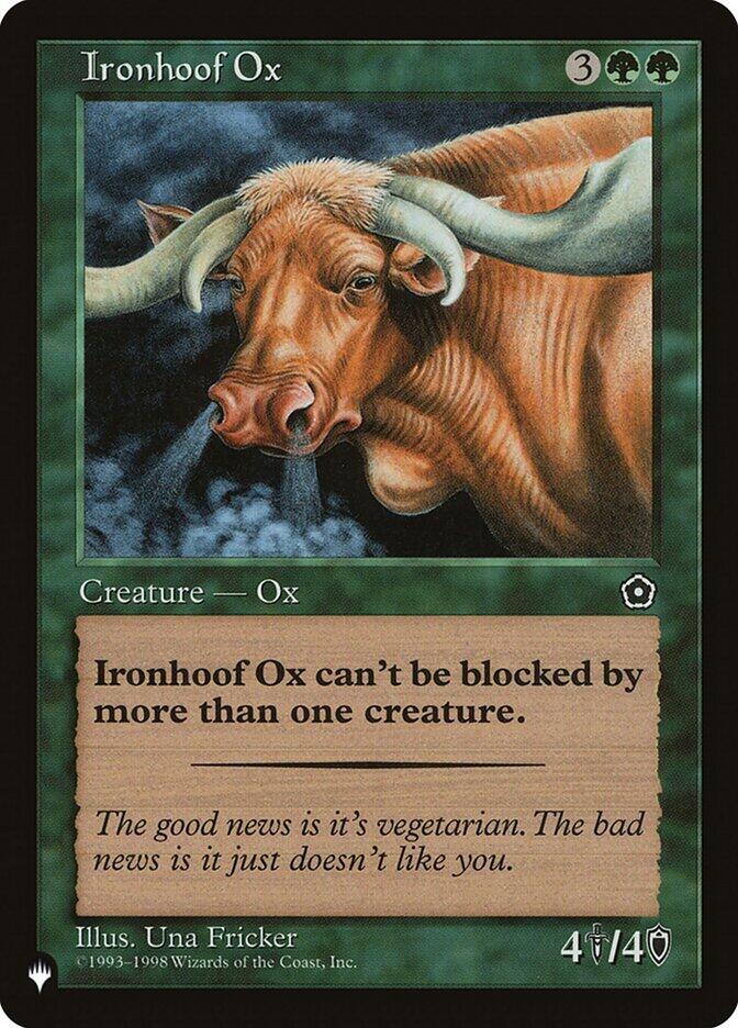 Ironhoof Ox P02-130/5075 (The List Reprints)