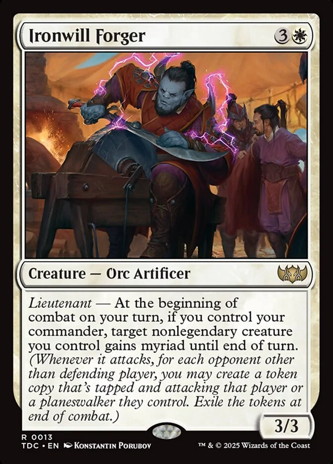 Ironwill Forger 13/413 (Commander: Tarkir: Dragonstorm)