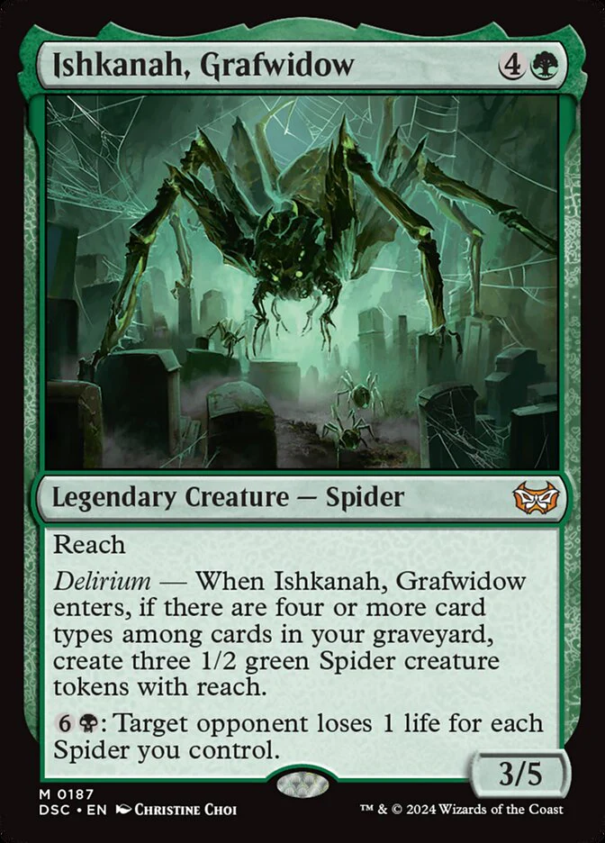 Ishkanah, Grafwidow 187/40 (Commander: Duskmourn: House of Horror)