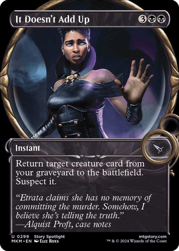 It Doesn't Add Up 299/286 (Murders at Karlov Manor)  - Showcase Foil