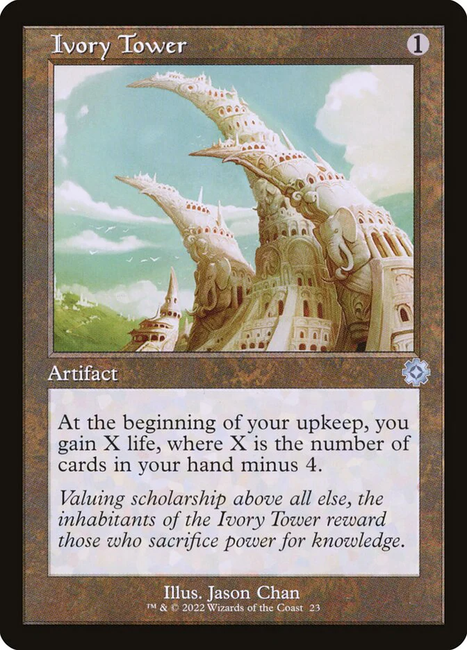 Ivory Tower 23/63 (The Brothers' War: Retro Frame Artifacts) - Foil