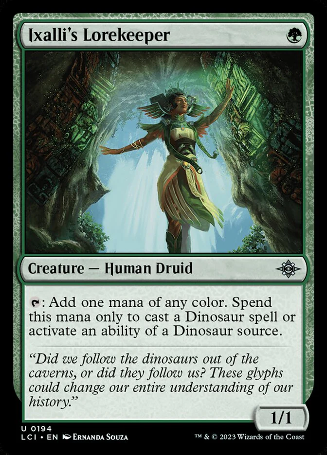 Ixalli's Lorekeeper 194/291 (The Lost Caverns of Ixalan)