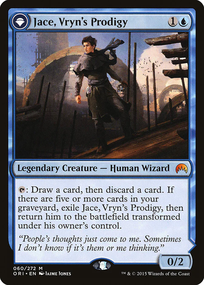 Jace, Vryn's Prodigy // Jace, Telepath Unbound 60/272 (Magic Origins)  - Foil