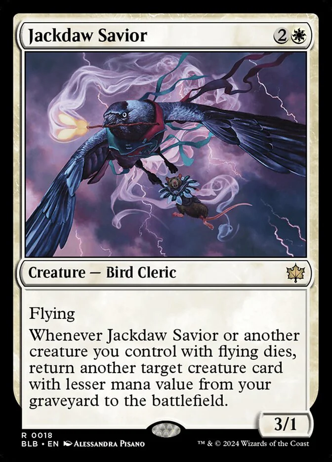Jackdaw Savior 18/281 (Bloomburrow)