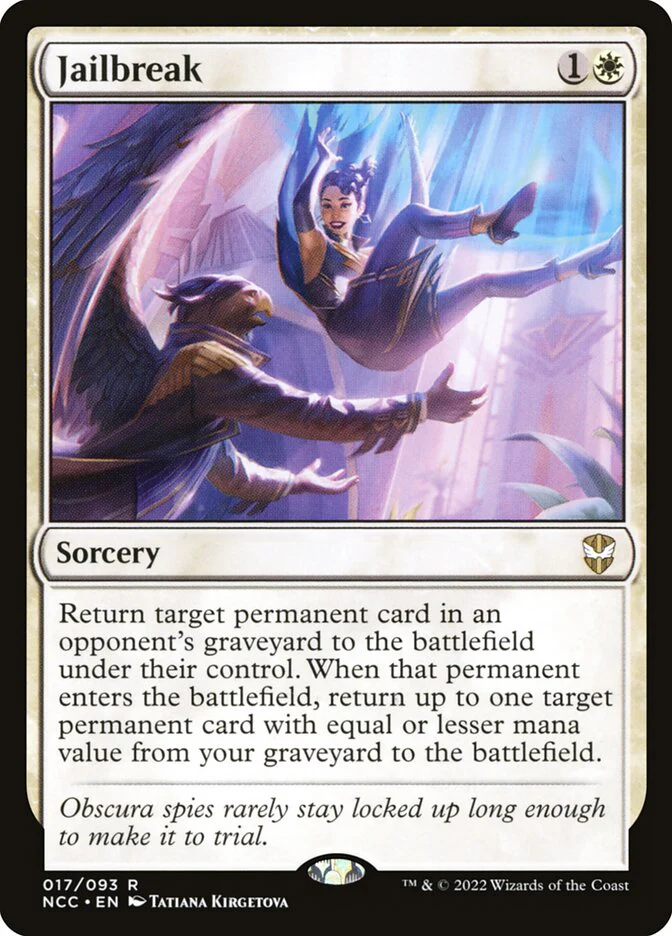 Jailbreak 17/93 (Commander: Streets of New Capenna)