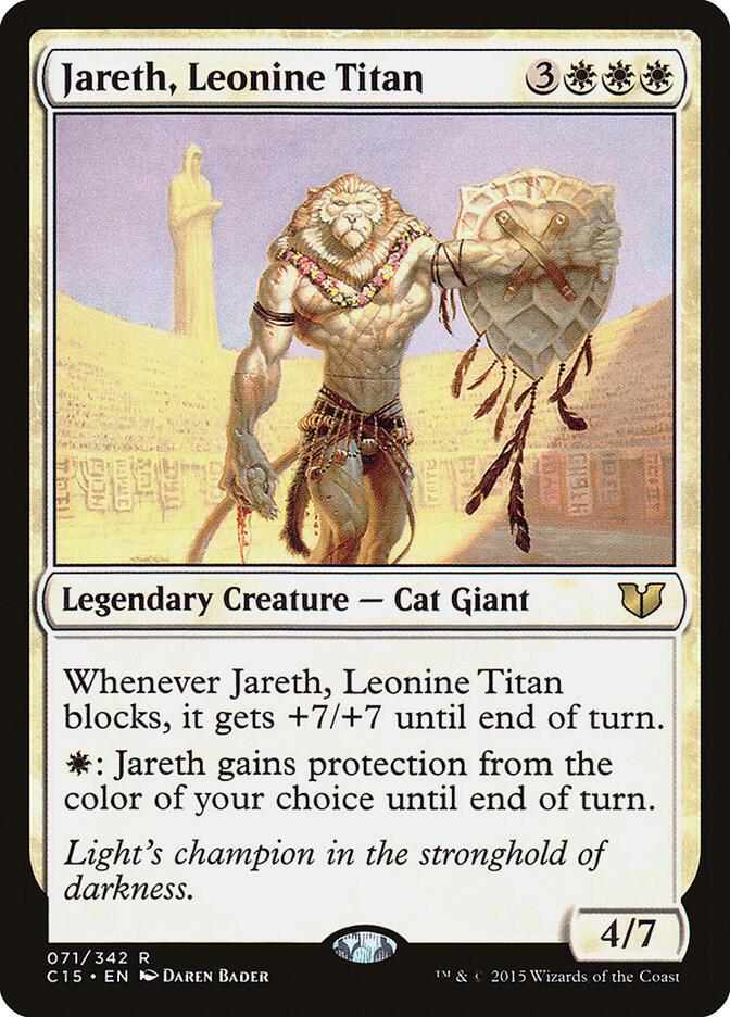 Jareth, Leonine Titan 71/342 (Commander 2015)