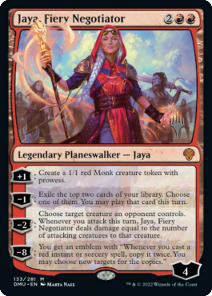 Jaya Fiery Negotiator 133p/161 (Promo Pack: Dominaria United)  - Foil